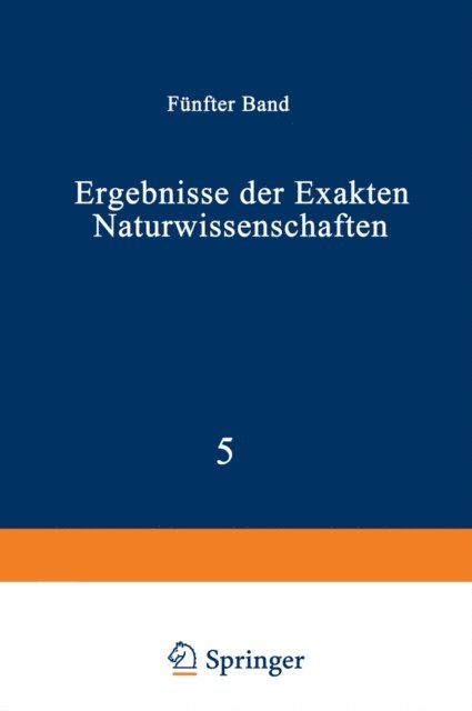 NA Schriftleitung der &quote;Naturwissenschaften&quote; - Ergebnisse der Exakten Naturwissenschaften, E-bok