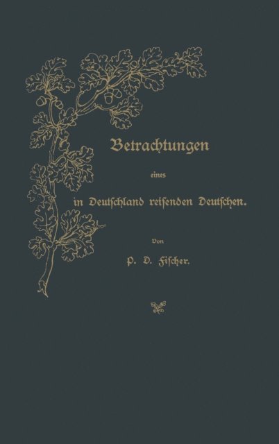 P. D. Fischer - Betrachtungen eines in Deutschland reisenden Deutschen, E-bok
