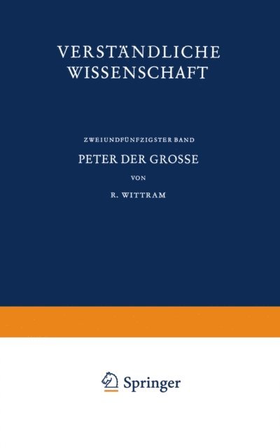 Reinhard Wittram - Peter der Grosse, E-bok