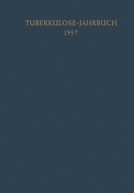 R. Griesbach - Tuberkulose-Jahrbuch, E-bok