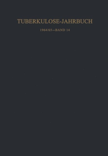 F. Kreuser - Tuberkulose-Jahrbuch, E-bok