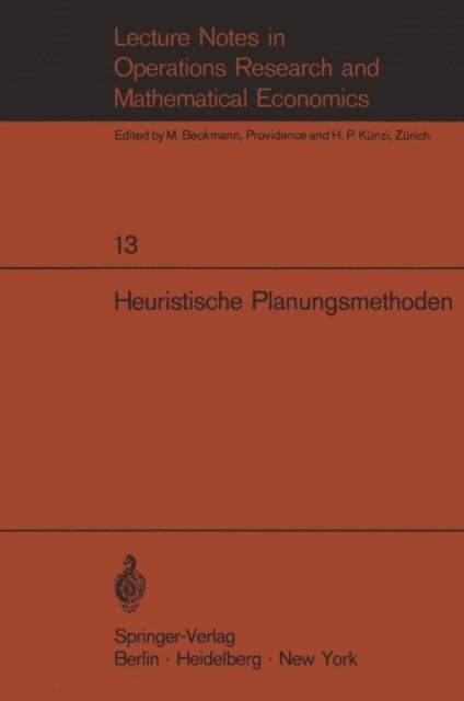 C.A. Zehnder, F. Weinberg - Heuristische Planungsmethoden, E-bok