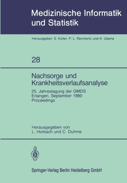 C. Duhme, L. Horbach - Nachsorge und Krankheitsverlaufsanalyse, E-bok