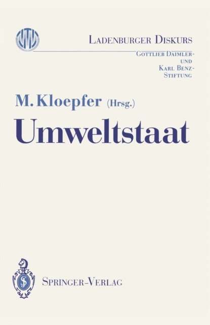 Michael Kloepfer - Umweltstaat, E-bok