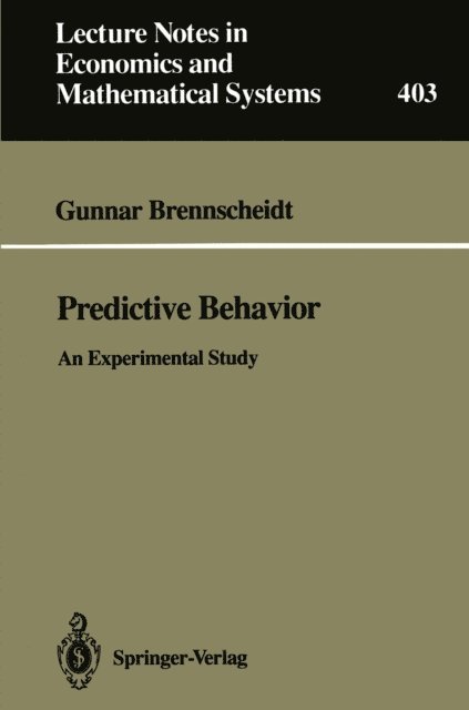 Gunnar Brennscheidt - Predictive Behavior, E-bok