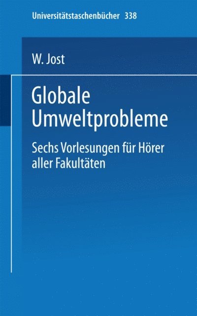 W. Jost - Globale Umweltprobleme, E-bok