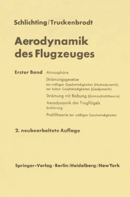 Erich A. Truckenbrodt, Hermann Schlichting - Aerodynamik des Flugzeuges, E-bok