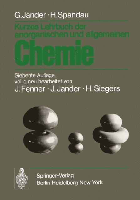 Hans Spandau, Gerhart Jander - Kurzes Lehrbuch der anorganischen und allgemeinen Chemie, E-bok