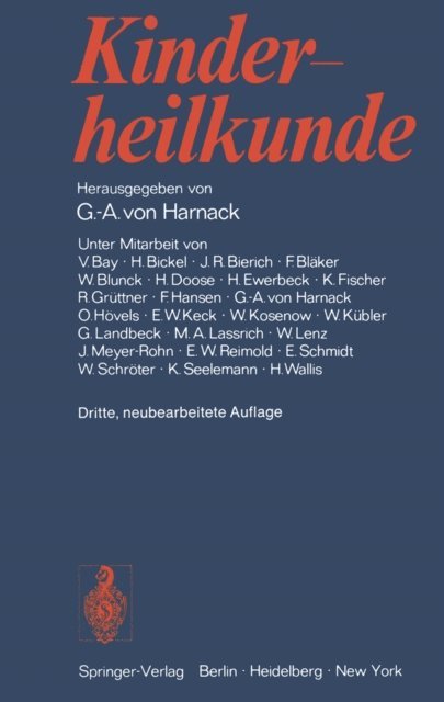 Gustav-A. v. Harnack - Kinderheilkunde, E-bok