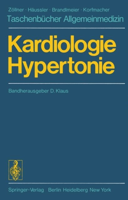 D. Klaus - Kardiologie. Hypertonie, E-bok
