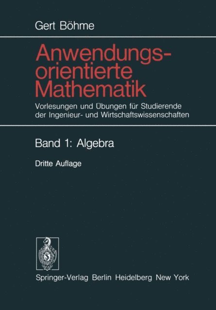 Gert Bohme - Anwendungsorientierte Mathematik, E-bok