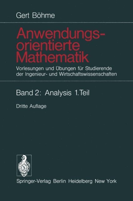 Gert Bohme - Anwendungsorientierte Mathematik, E-bok