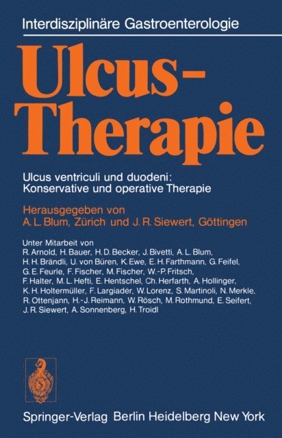J.R. Siewert, A.L. Blum - Ulcus-Therapie, E-bok