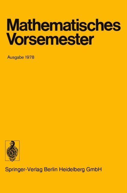 G. Richter - Mathematisches Vorsemester, E-bok