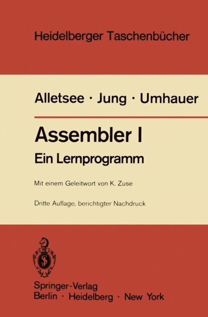 Gerd F. Umhauer, Horst Jung, Rainer Alletsee - Assembler I, E-bok