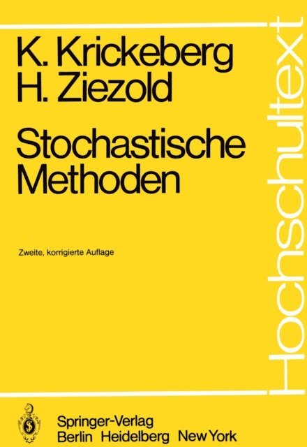 H. Ziezold, K. Krickeberg - Stochastische Methoden, E-bok