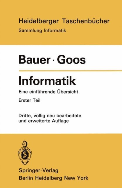 Gerhard Goos, F. L. Bauer - Informatik, E-bok