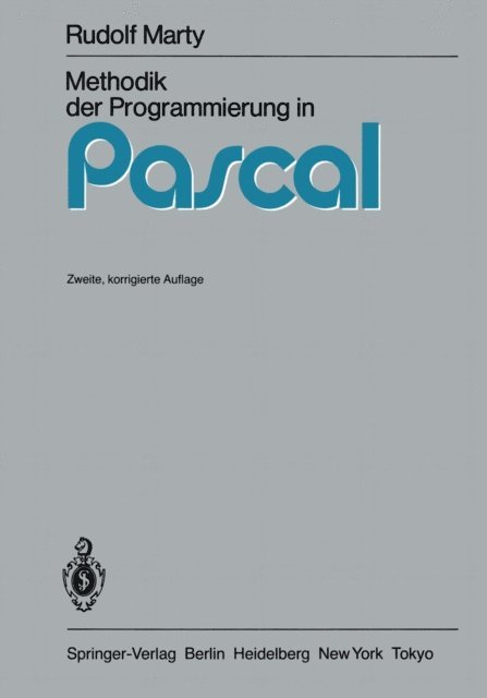 R. Marty - Methodik der Programmierung in Pascal, E-bok