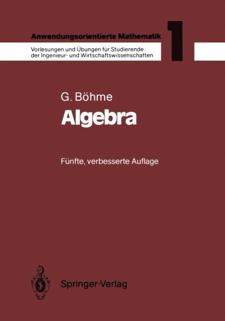 Gert Bohme - Algebra, E-bok