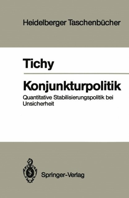 Gunther Tichy - Konjunkturpolitik, E-bok