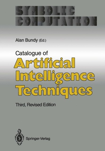 Alan Bundy - Catalogue of Artificial Intelligence Techniques, E-bok