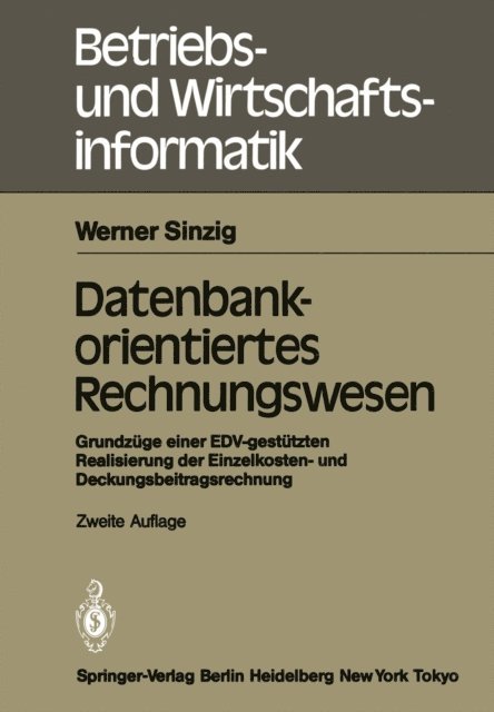 Werner Sinzig - Datenbankorientiertes Rechnungswesen, E-bok