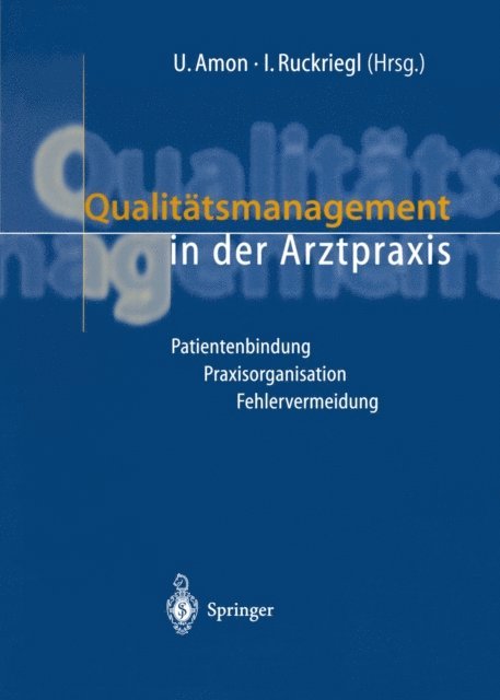 U. Amon - Qualitätsmanagement in der Arztpraxis, E-bok