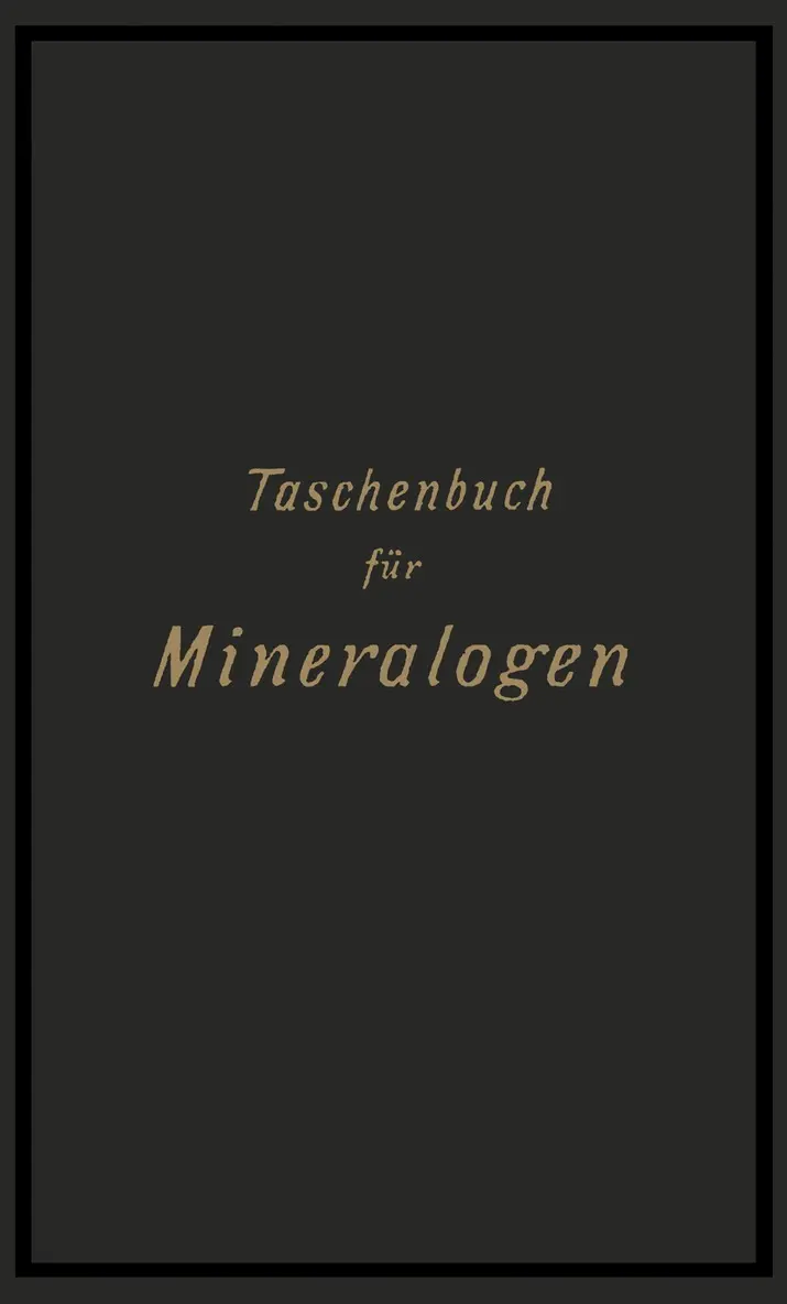 Carl Riemann - Taschenbuch für Mineralogen, Häftad. Tillgänglighet: Lägg i varukorg