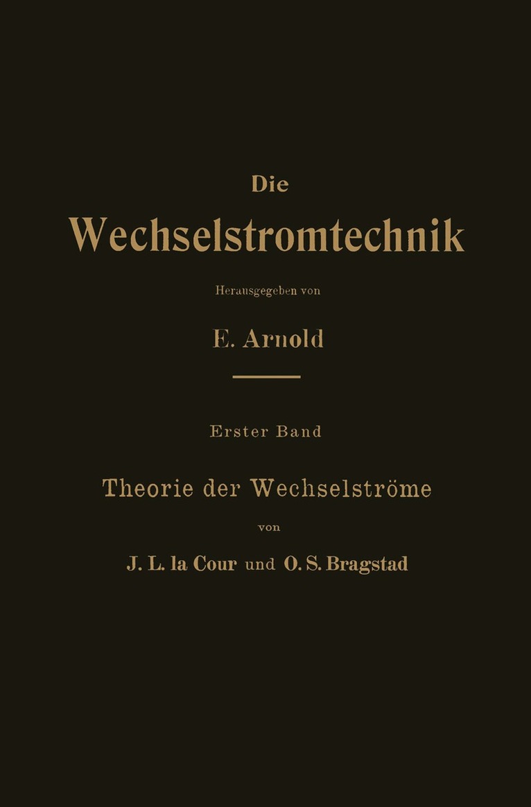 Theorie der Wechselströme