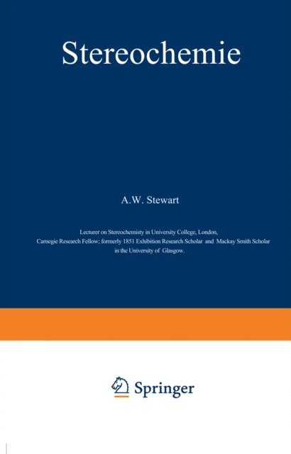 Karl Loffler, A.W. Stewart - Stereochemie, E-bok