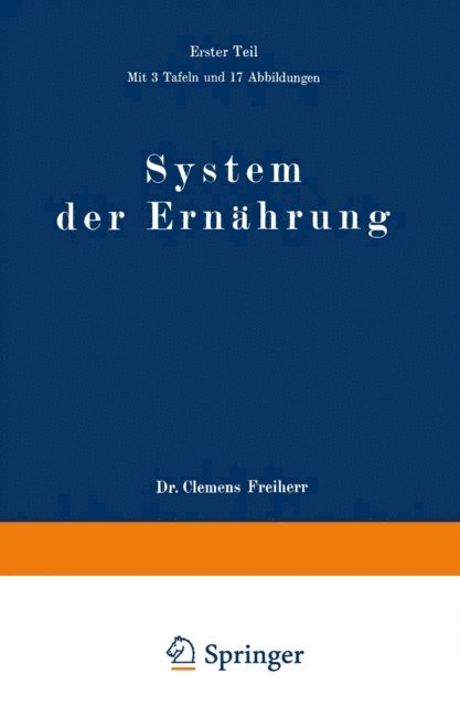 Clemens Pirquet - System der Ernährung, E-bok