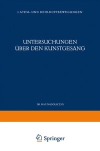 Untersuchungen über den Kunstgesang