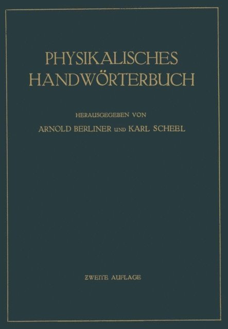 Physikalisches Handwörterbuch