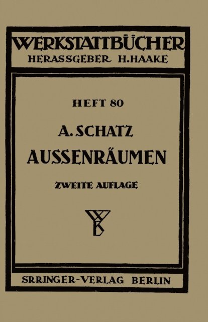 A. Schatz - Außenräumen, E-bok