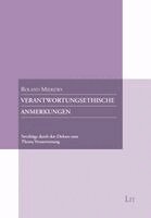 Roland Mierzwa - Verantwortungsethische Anmerkungen, Häftad