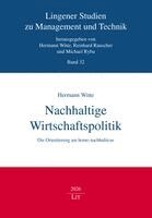 Hermann Witte - Nachhaltige Wirtschaftspolitik, Häftad