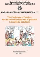 Association Internationale Des Professeu - The Challenges of Populism - Die Herausforderungen Des Populismus - Les Défis Du Populisme, Häftad