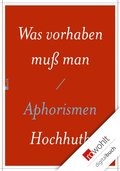 Was vorhaben muÃ¿ man