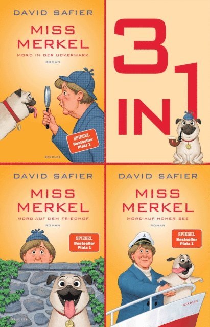 David Safier - Miss Merkel: 3in1 Bundle, E-bok