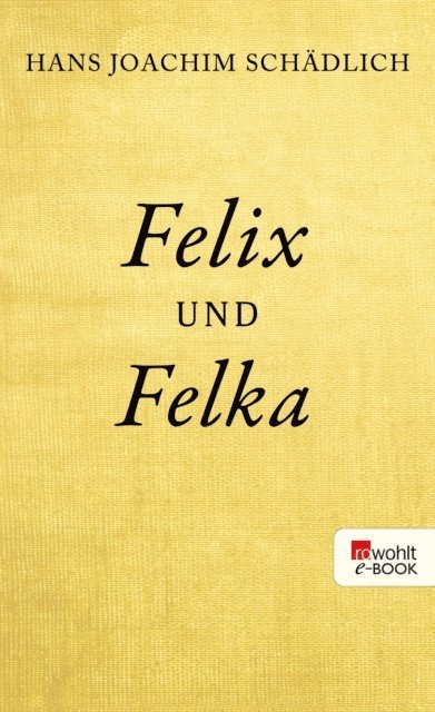 Hans Joachim Schadlich - Felix und Felka, E-bok