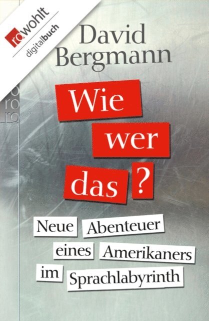 David Bergmann - Wie, wer, das?, E-bok. Tillgänglighet: Lägg i varukorg