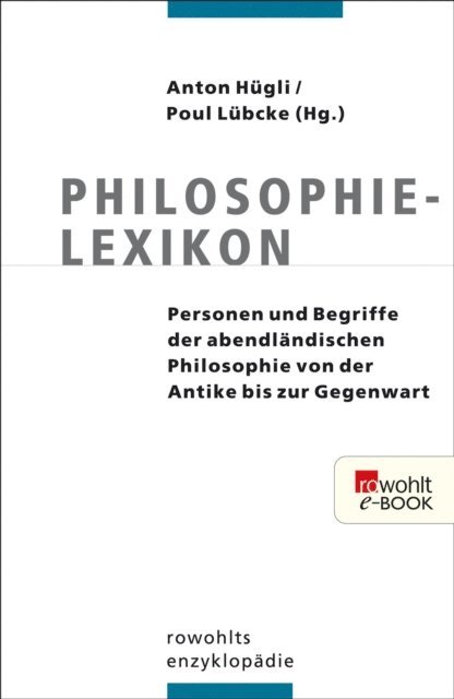 Poul Lubcke, Anton Hugli - Philosophielexikon, E-bok