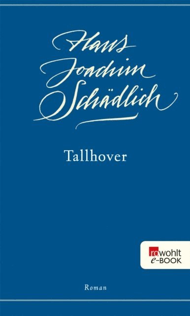 Hans Joachim Schadlich - Tallhover, E-bok