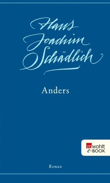 Hans Joachim Schadlich - Anders, E-bok