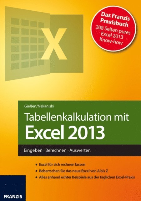 Hiroshi Nakanishi, Saskia Gieen - Tabellenkalkulation mit Excel 2013, E-bok