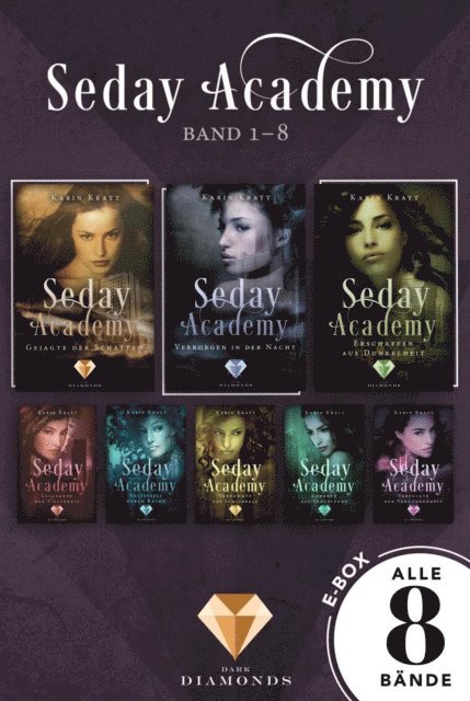 Karin Kratt - Seday Academy: Sammelband der romantischen Fantasy-Serie (Band 1-8), E-bok