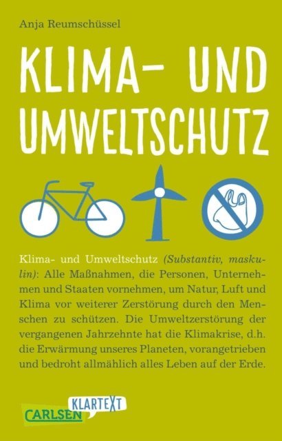Anja Reumschussel - Klima- und Umweltschutz (Carlsen Klartext), E-bok