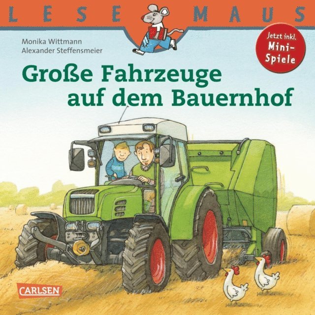 Monika Wittmann - LESEMAUS: Große Fahrzeuge auf dem Bauernhof, E-bok
