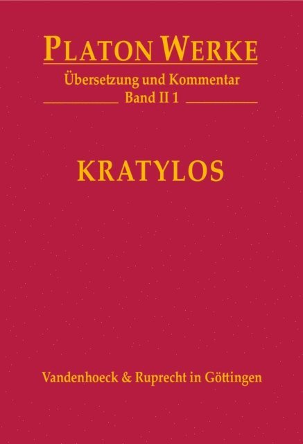 Platon, Peter Staudacher - Kratylos, E-bok