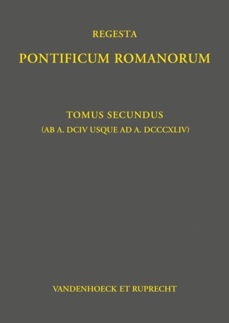 Klaus Herbers, Philipp Jaffe, Klaus Herbers - Regesta Pontificum Romanorum, E-bok